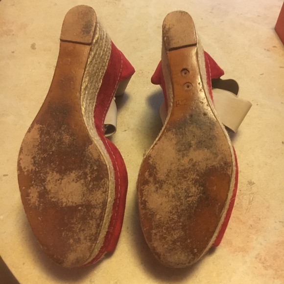 Paloma Barcelo red suede espadrilles shoes - Picture 6 of 6